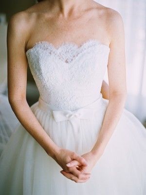 Handmade Lace and Tulle Wedding Gown