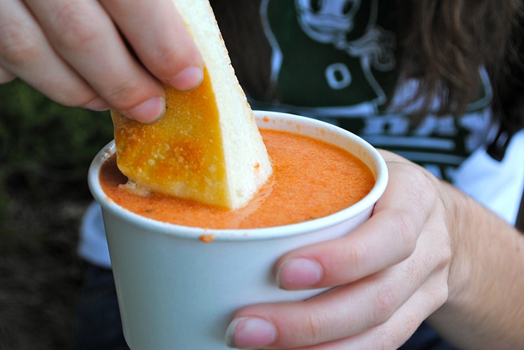 Nothing like a yummy great hearty soup around the campfire d