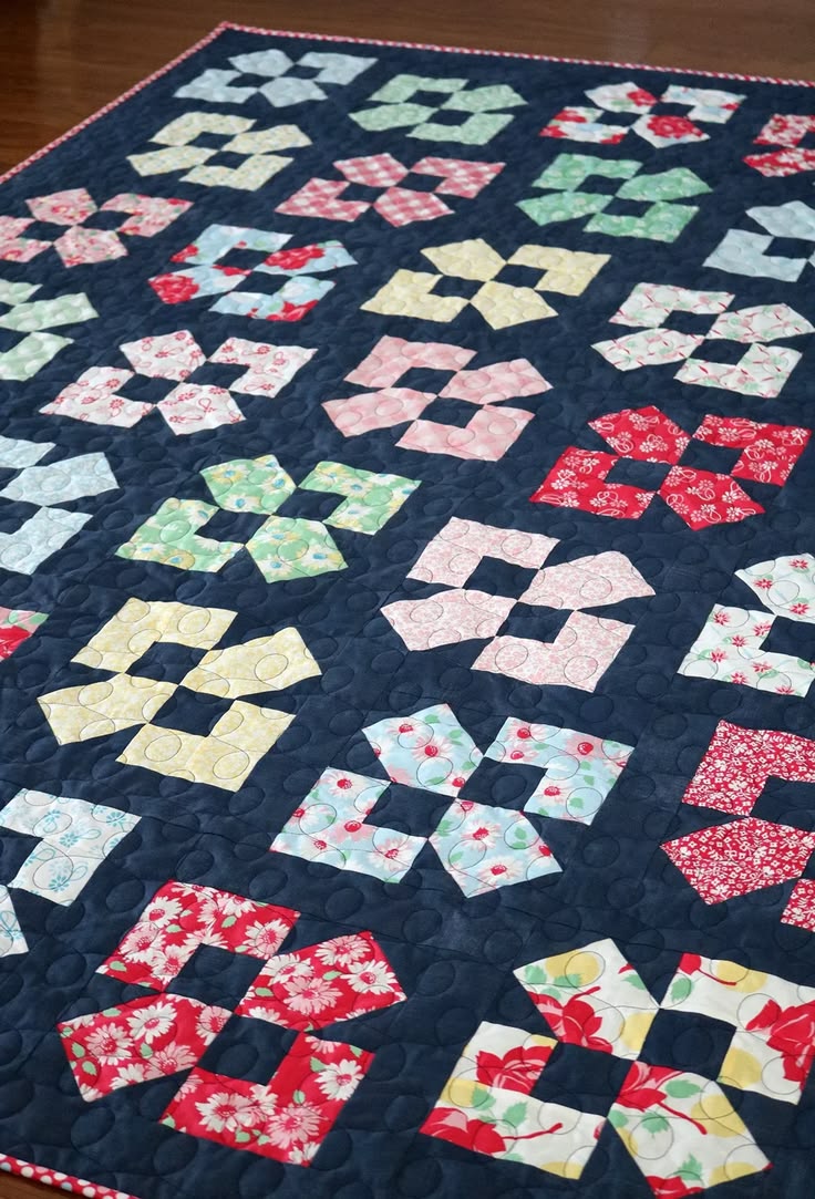 The Lucky Duck quilt pattern by Andy Knowlton of A Bright Co