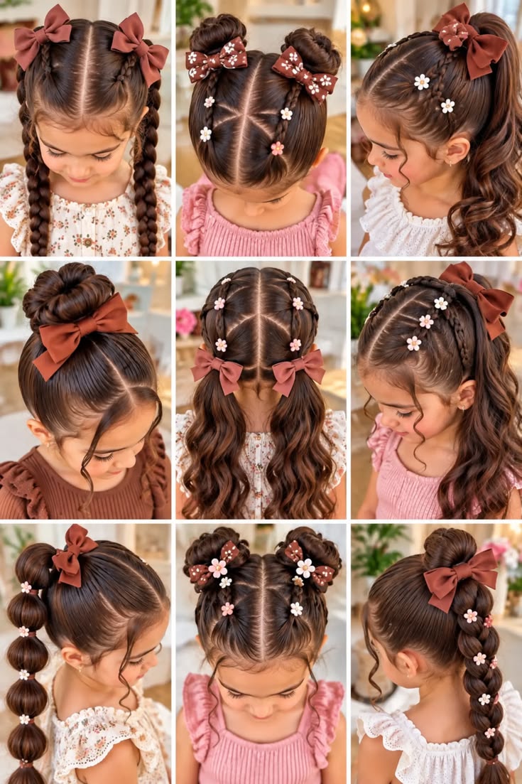 Cute Little Girl Hairstyles: 15 adorable ideas for school, b