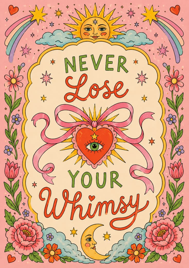 Add a touch of magic to your space with this whimsical print