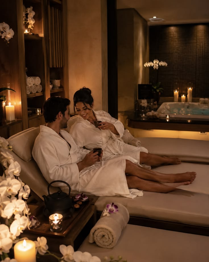 The perfect self-care date starts with a peaceful spa escape