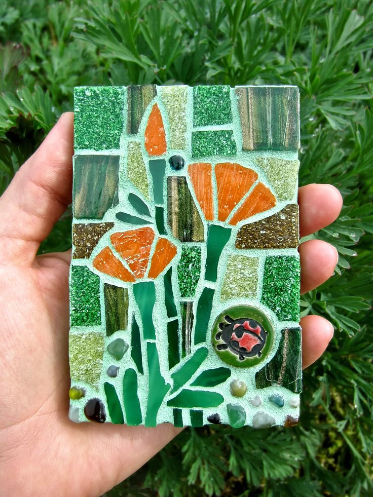 https://flic.kr/p/e4BmHU | California Spring | mosaic ATC