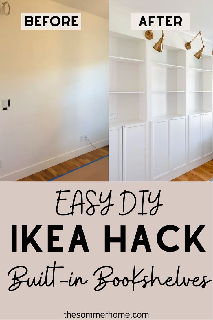 If you want high-end looking built-in bookshelves then you n