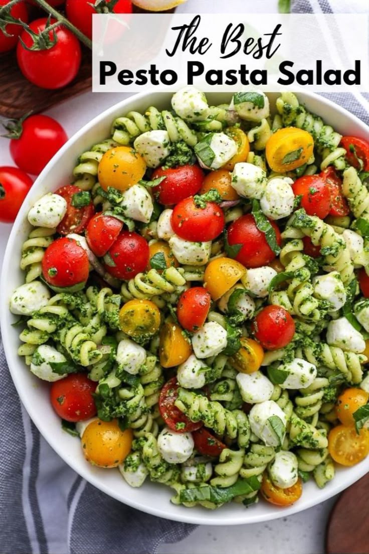 This pasta salad is loaded with your favorite pasta noodles,