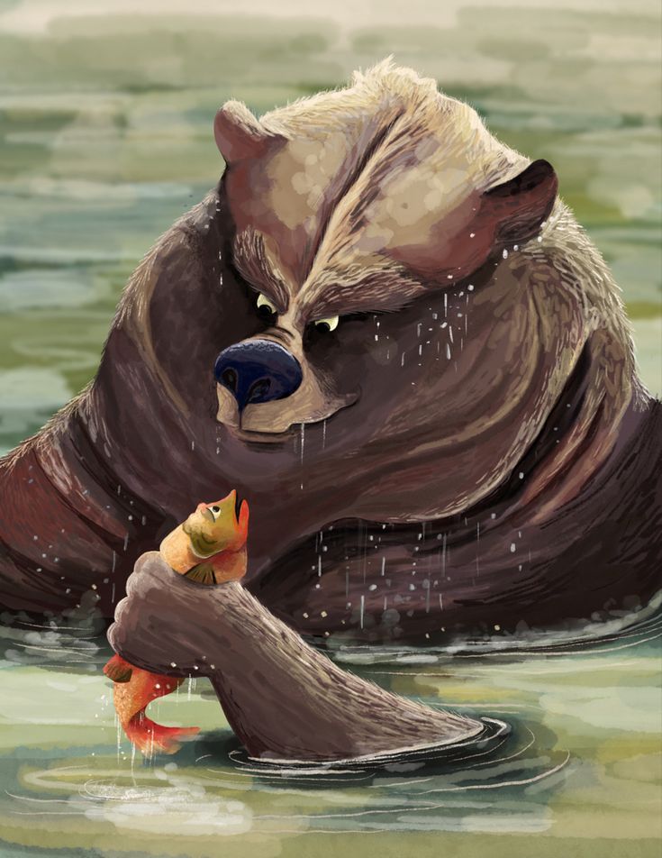 Illustration by Tilia Rand-Bell . . . . #bear #bearart #art 