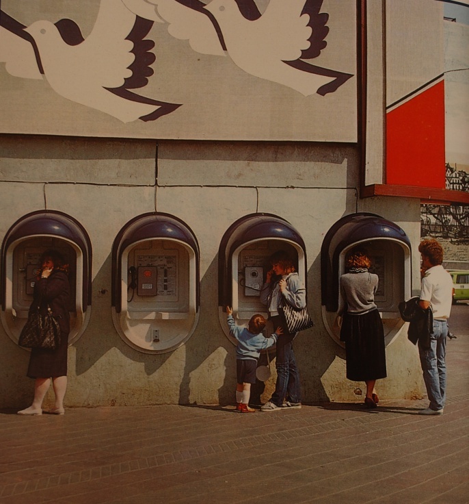 RĪGA. We talked by phone for 2 kapeikas. soviet time