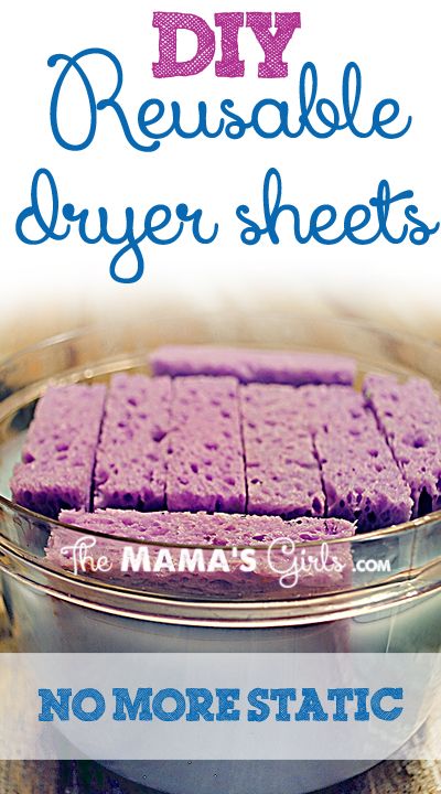 DIY Reuseable Dryer Sheets!