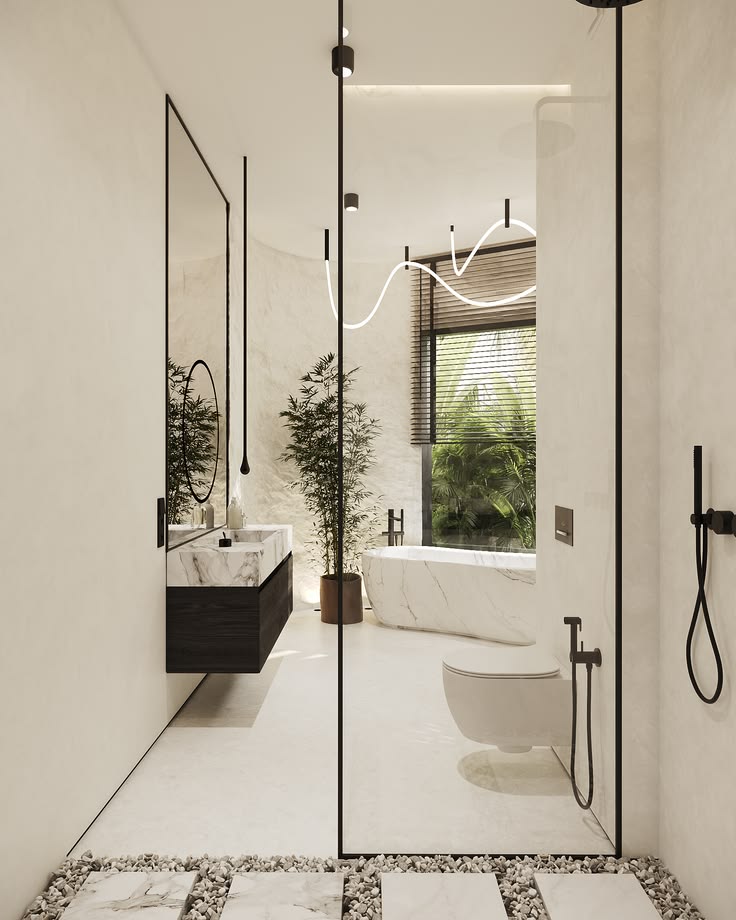 Bathroom • Design and 3D Visualisation #BODES_Studio #дизайн