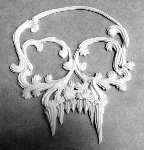 Skull piping for my birthday just practicing