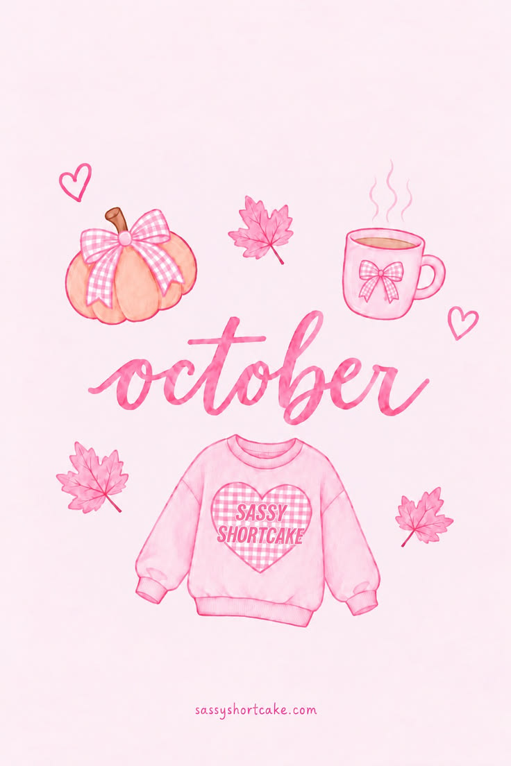 October, but make it pink. 🎀 🍂 A little pink fall inspiratio