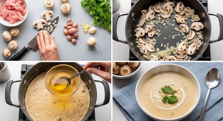 Discover how to make the best creamy mushroom soup recipe at