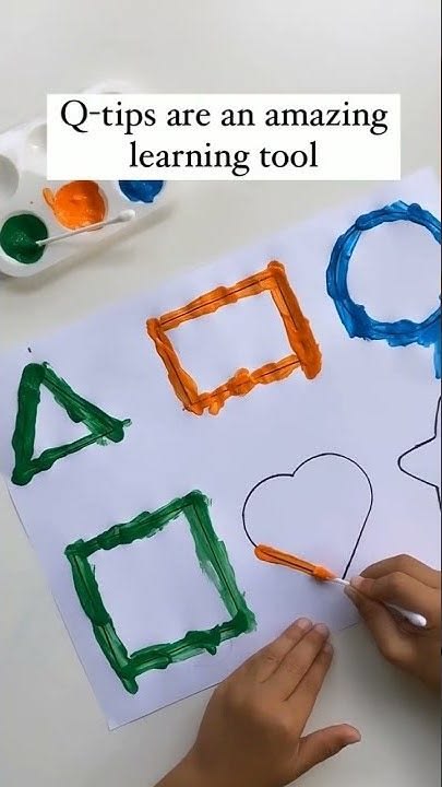 simple geometric shapes activity for kids #shortvideo #easyl