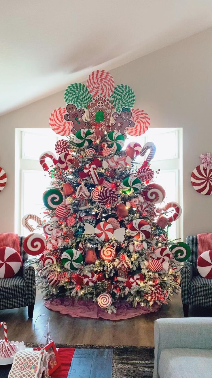 Gingerbread Christmas Tree Candy Cane Christmas Tree Pepperm