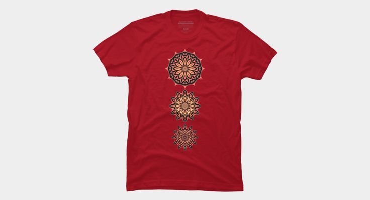Shop Tri-Mandala Men's Perfect Tee by Lyle1958 available as 