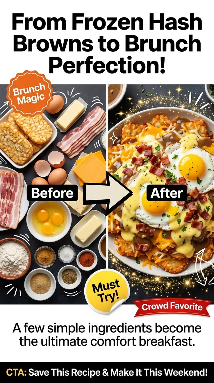 This Breakfast Poutine Recipe delivers everything you want i