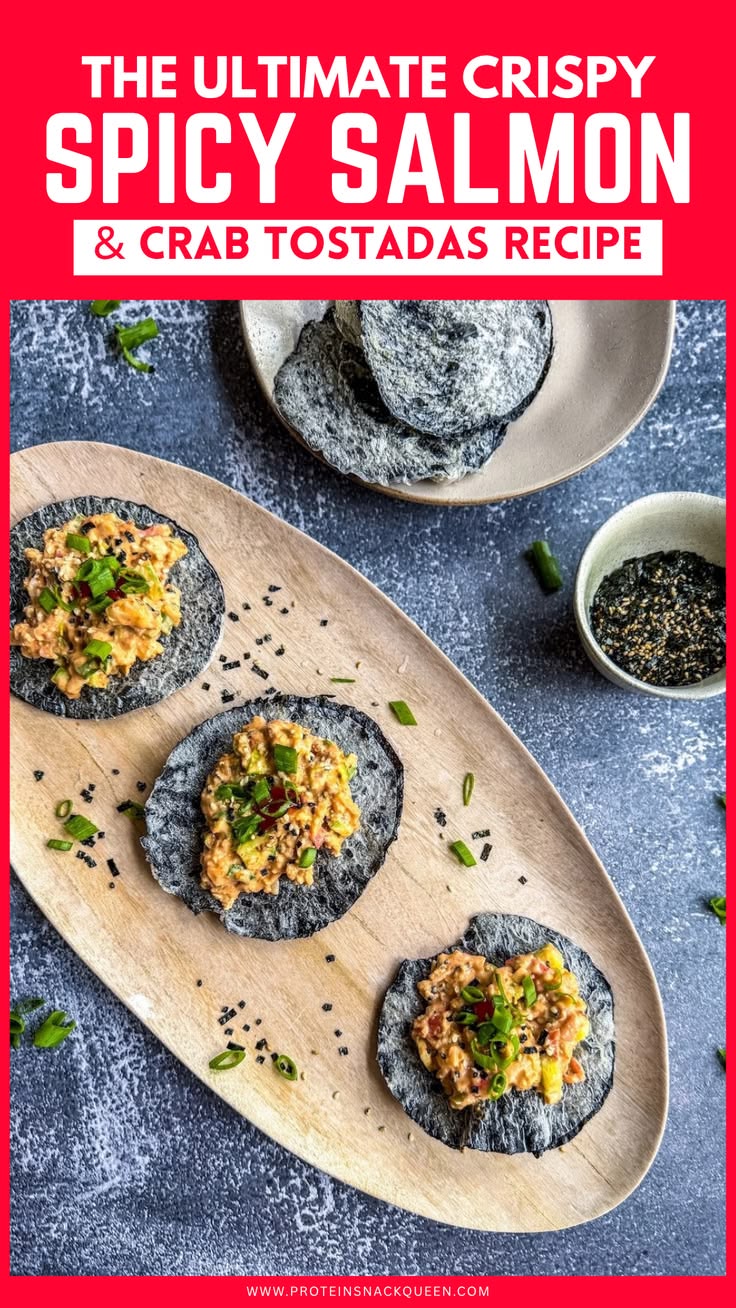 Discover a delicious seafood recipe featuring crispy tostada