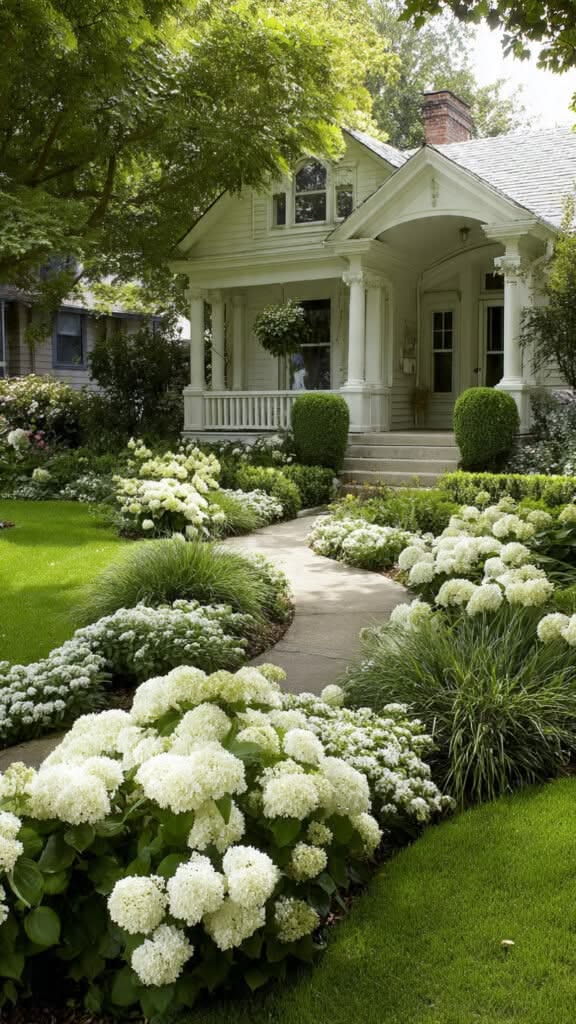 Cheap Front Yard Flower Bed Ideas The front yard is the firs