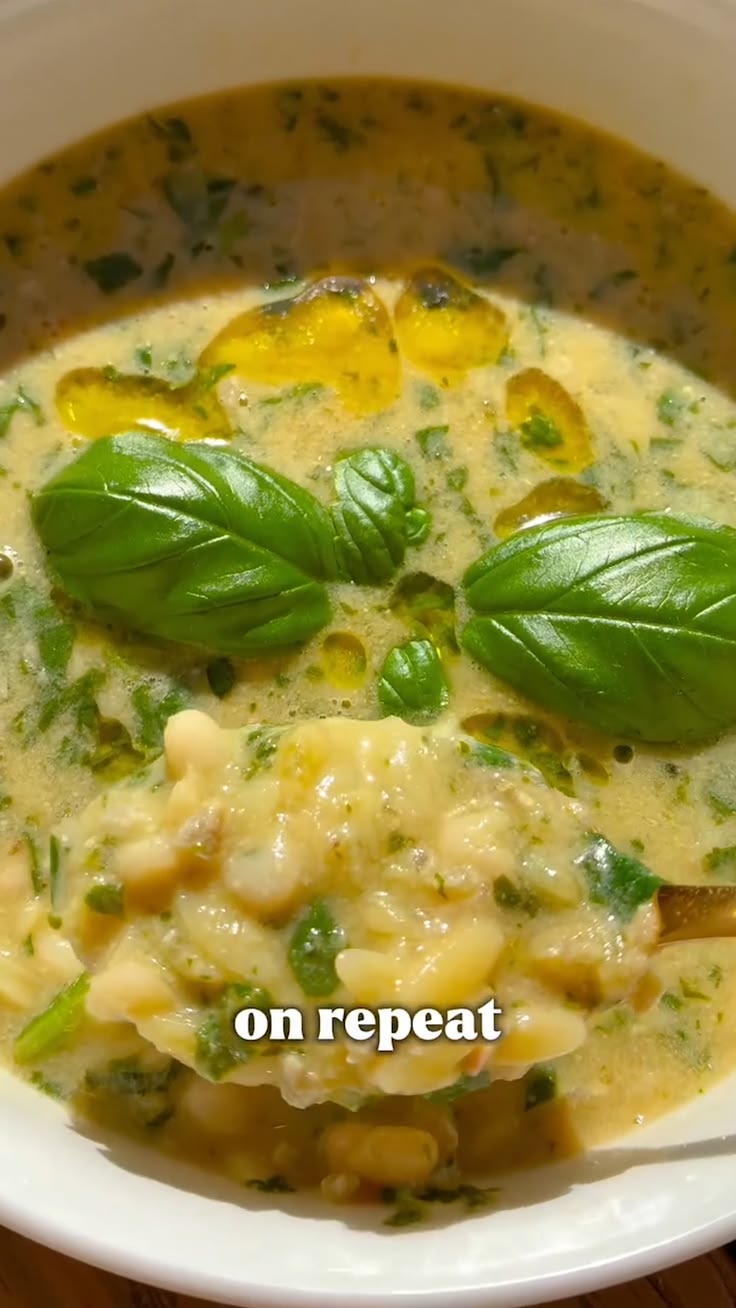 Creamy white beans blended with fresh pesto create a rich, c
