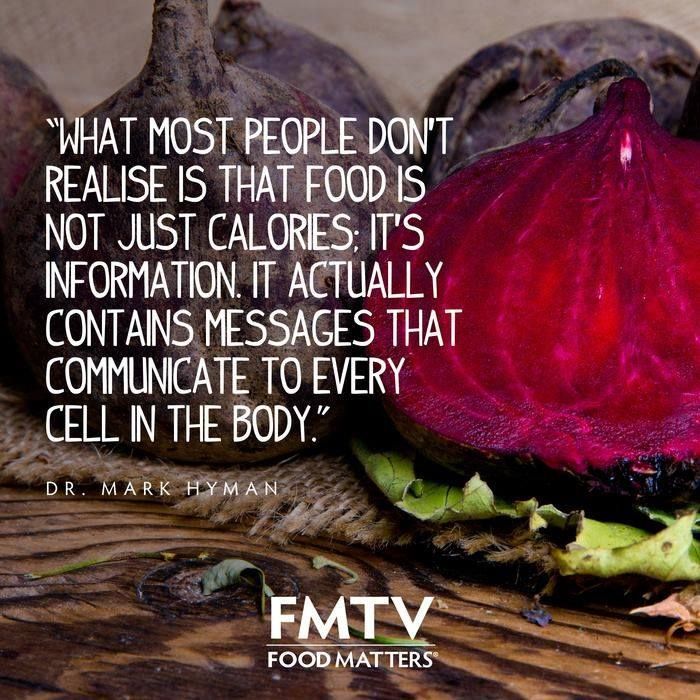 Food is not just calories, it's information | Food for thoug