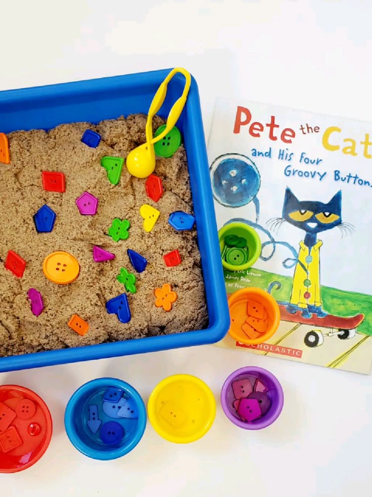 We love bringing a book to life with a fun sensory bin & we 