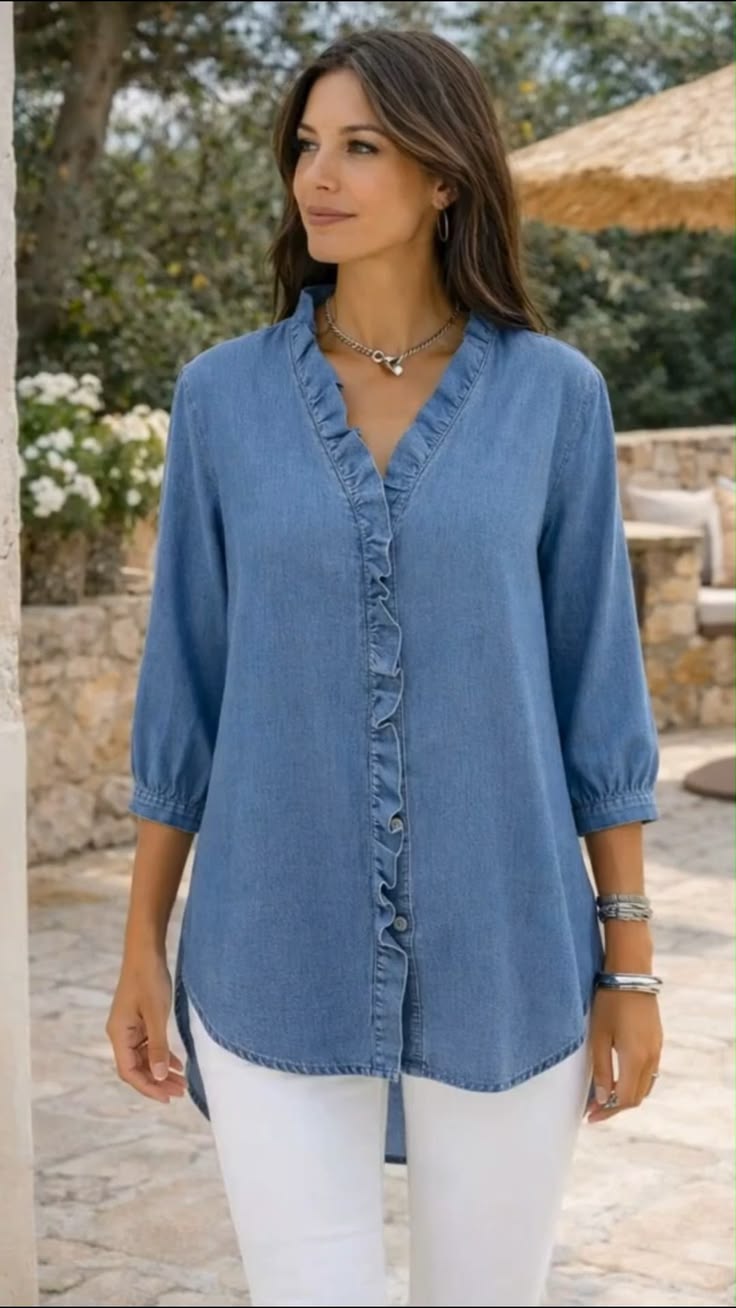 Your new "throw it on and go" hero has arrived. This denim b