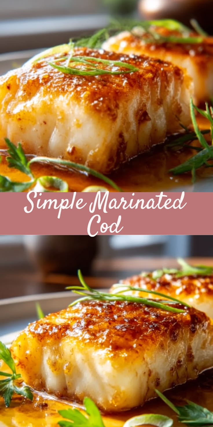 Find a tasty honey marinated cod recipe that bakes up flaky 