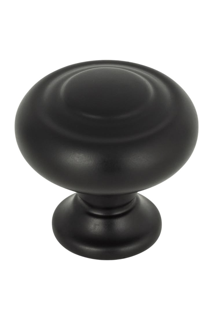 Top Knobs' Flat Black finish brings an alluring air to inter