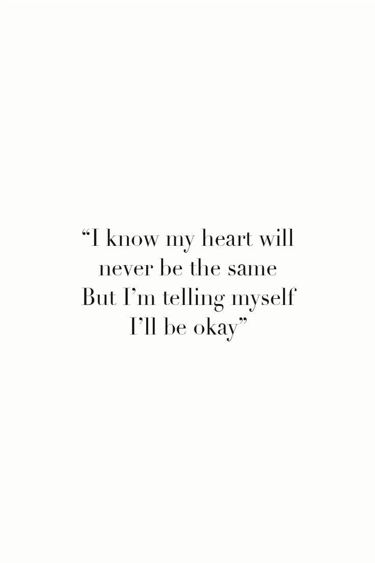 I'll be ok