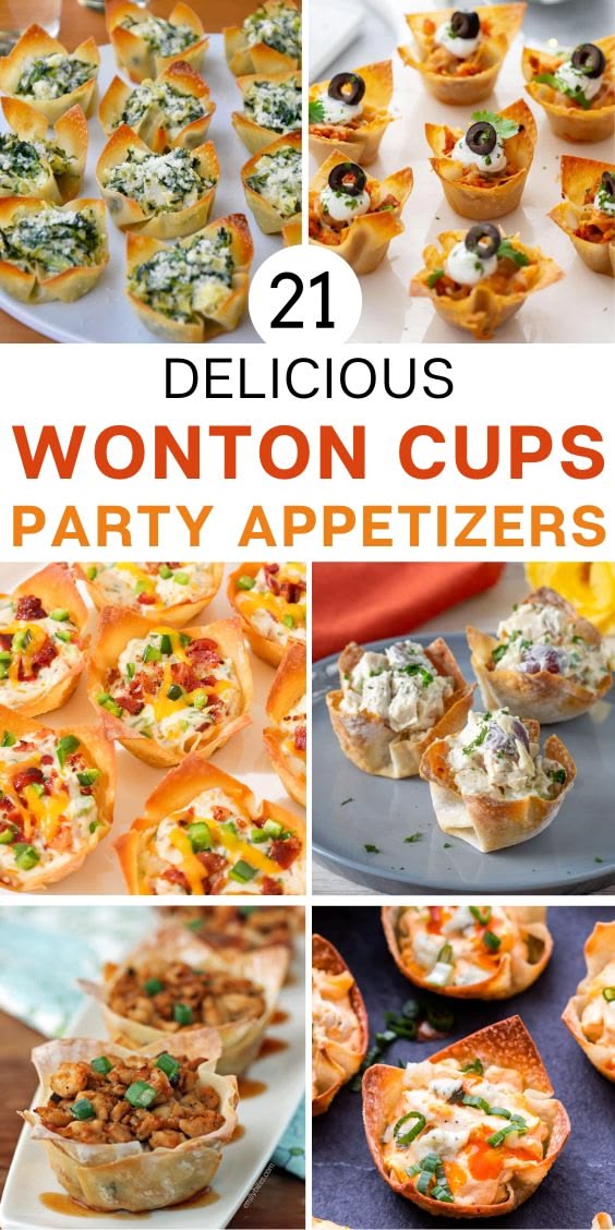 Wonton Cups Appetizers for Party