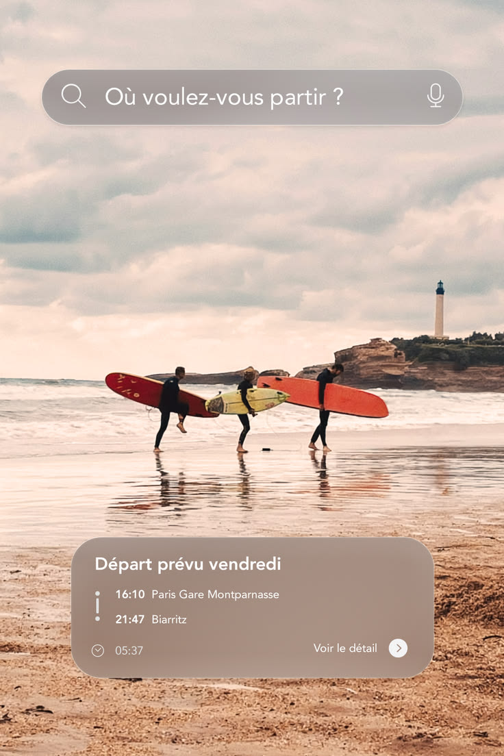 Un air iodé, le bruit des vagues de Biarritz au réveil… Et s