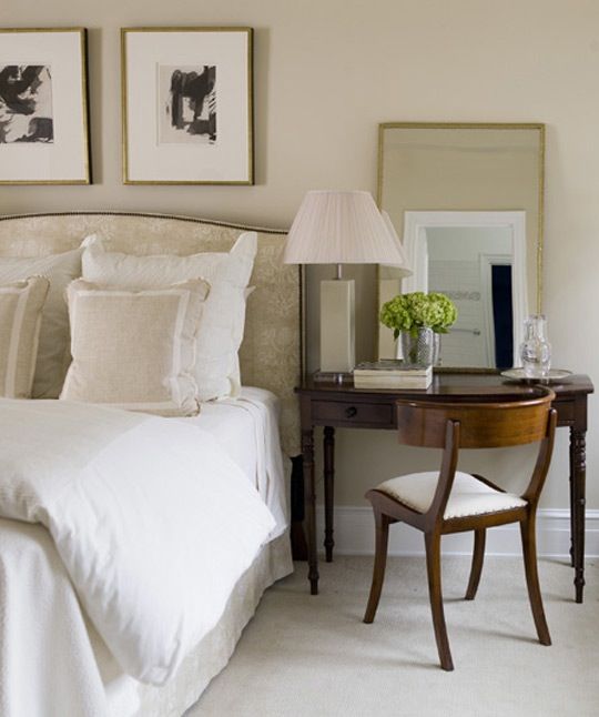 Loving this Small Bedroom Decorating Idea: Desks Doing Doubl