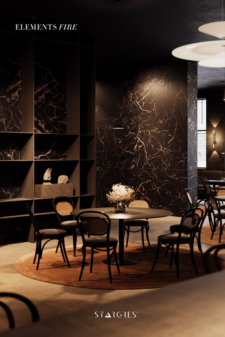 Restauracyjne wnętrza lubią materiały, które zapamiętuje się