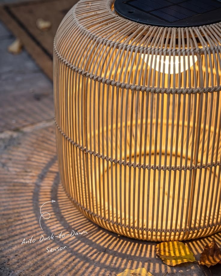 Enter the Rao Rattan Lantern, the outdoor light actually bui