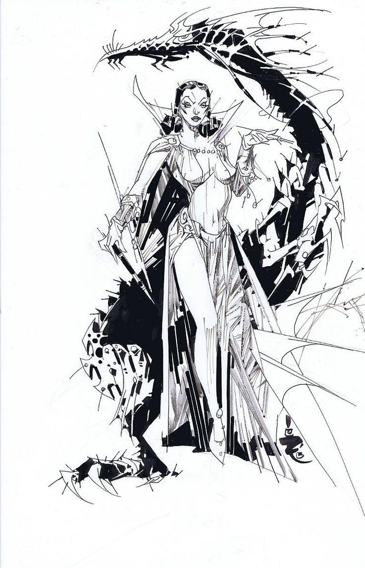 Dragonlady by Alex Nino Comic Art
