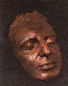 death mask of Mozart