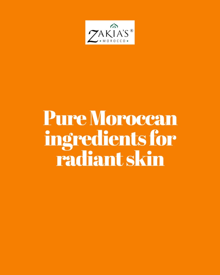Want a skincare routine that's pure and simple? Zakia's Moro