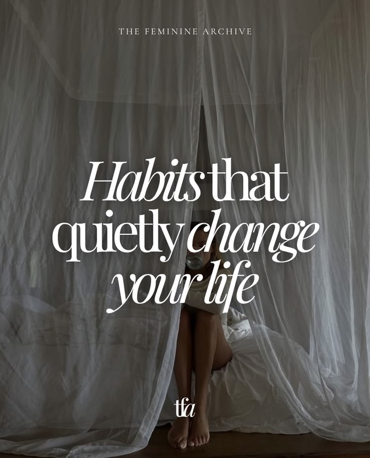 The habits that change you the most aren’t always the most i