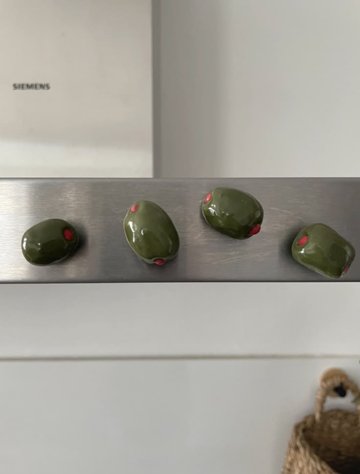 Clay diy olive magnets