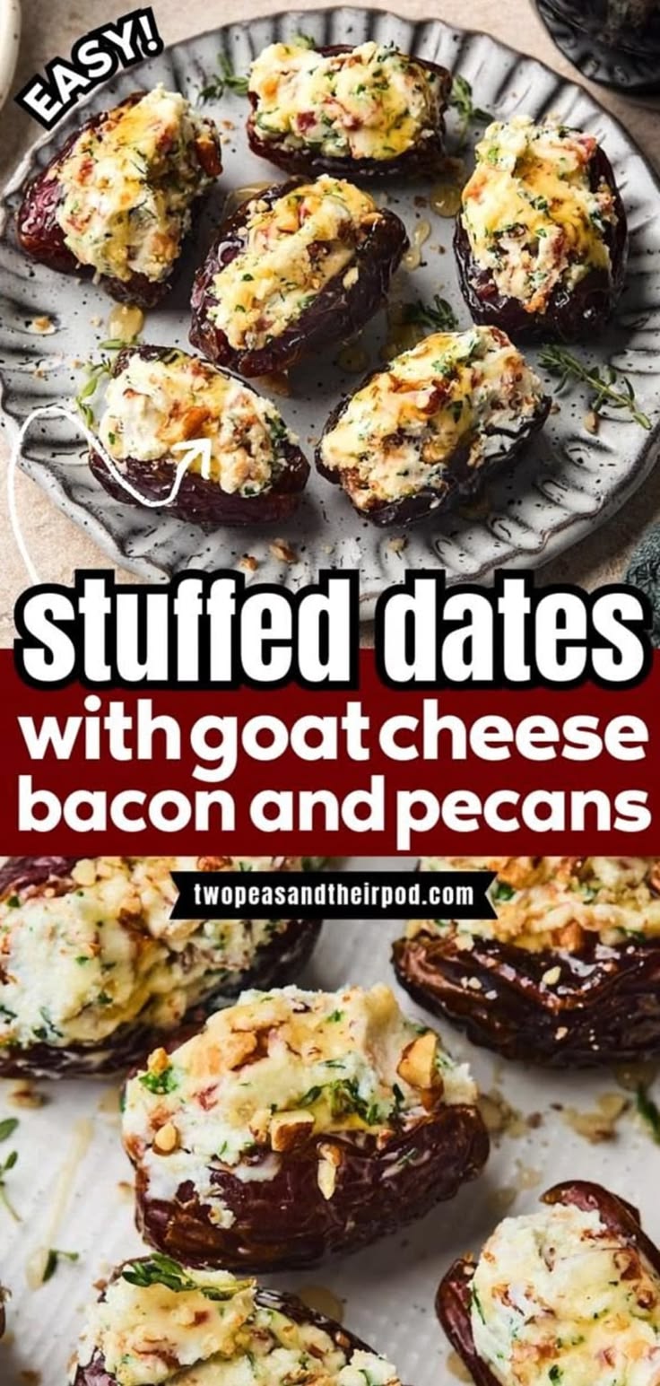Wholesome and delicious dates with goat cheese wrapped in ba
