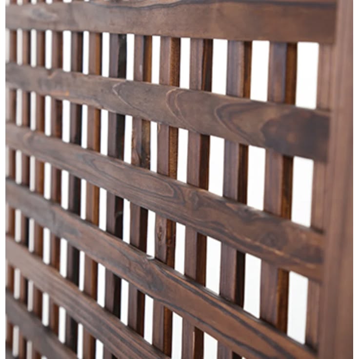 Porpora Wood Privacy Screen/Trellis with Legs, Lattice Panel