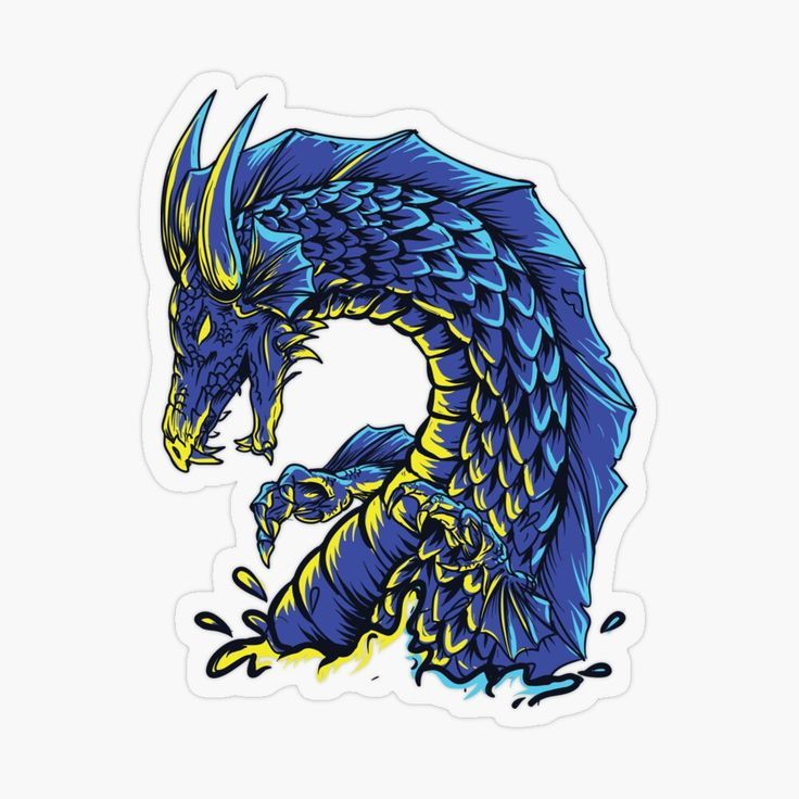 The Mythological Fire Breathing Fairytale Dragon Serpent Is 