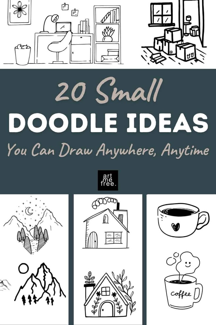 These small doodle ideas are perfect for quick creativity an