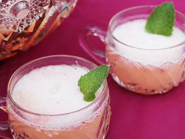 Pretty punch made with Fruti Bars! Great for a bridal shower