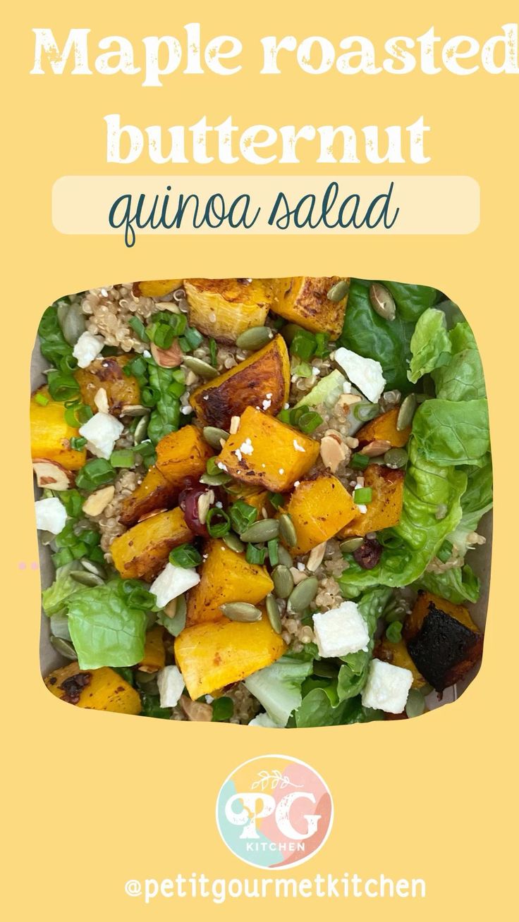 30min · 4 servings     For the salad:  1 medium butternut sq