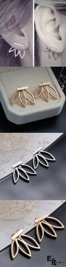 Hollow Flower Earrings