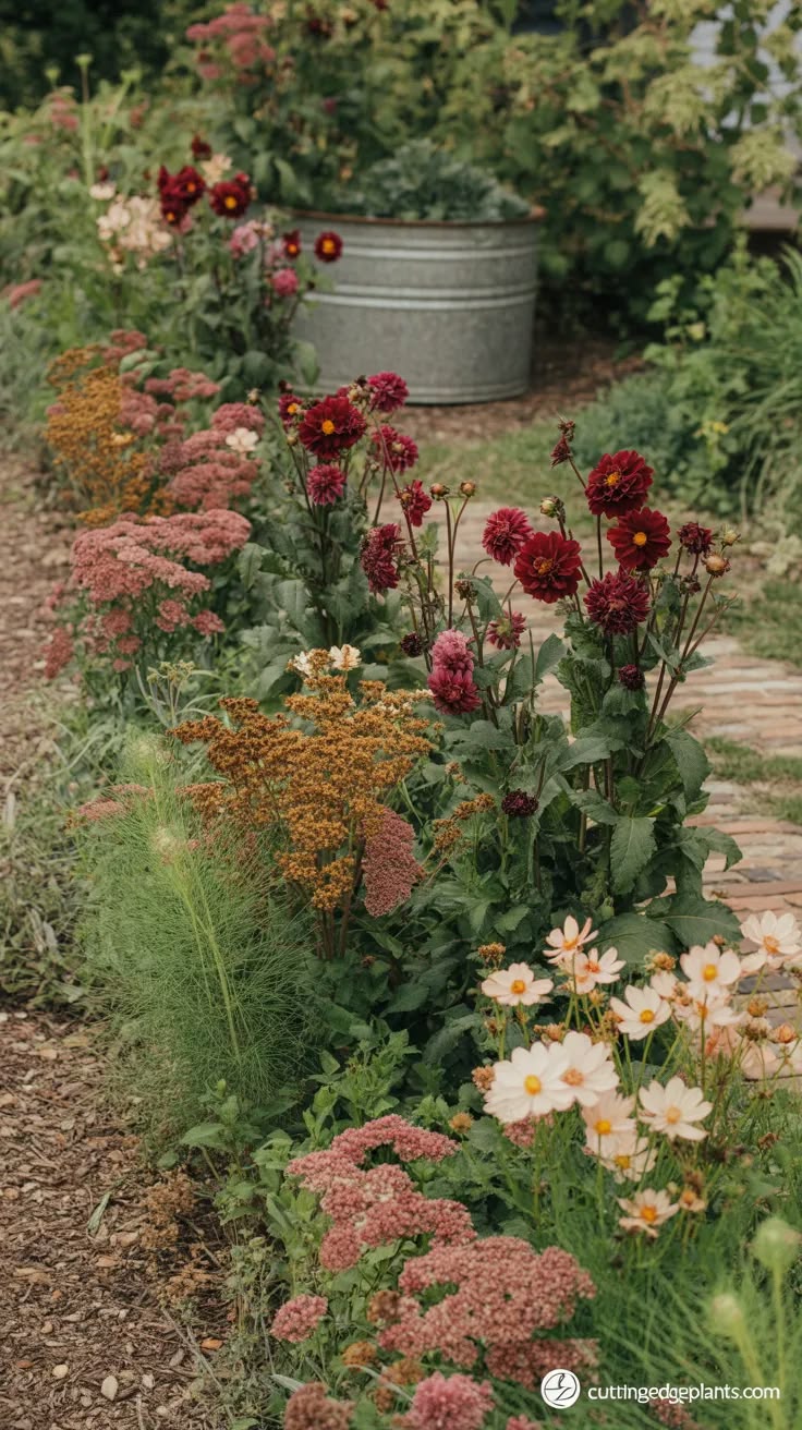 20 Flower Bed Ideas with Stunning Color Combinations - Cutti