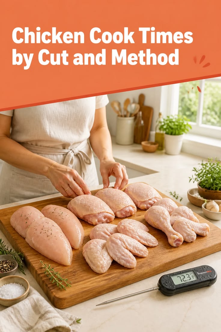 How long does chicken take to cook? This timing guide walks 