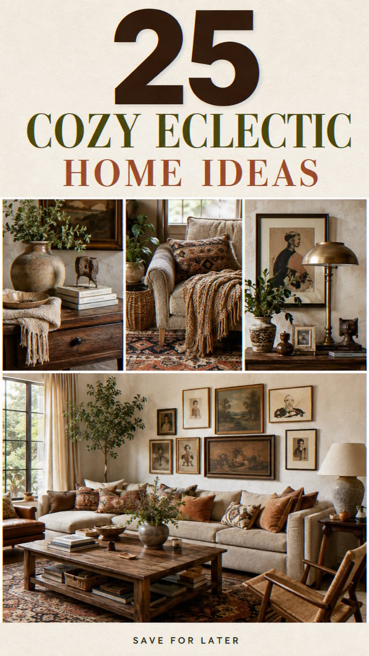 Ready to transform your living space? Master the cozy eclect