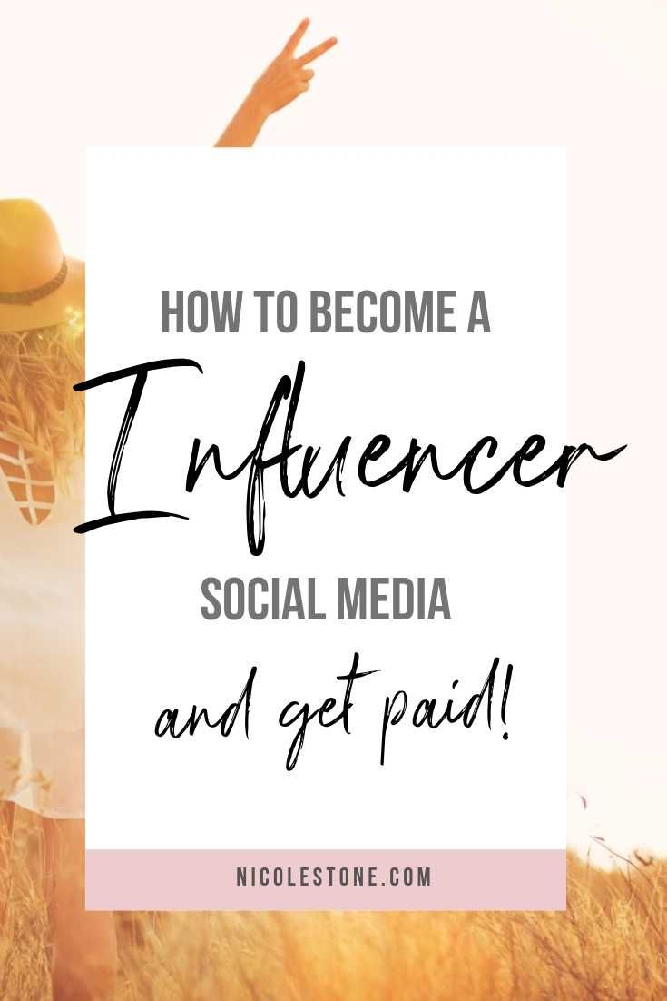How to become an online influencer on Instagram and get paid
